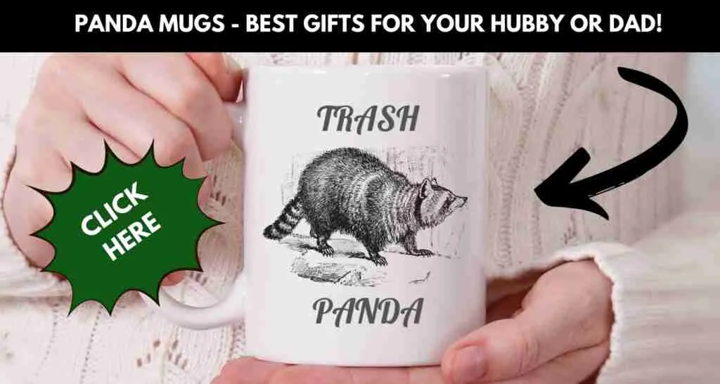 Funny Panda Gift Trash Cute Panda Mug
