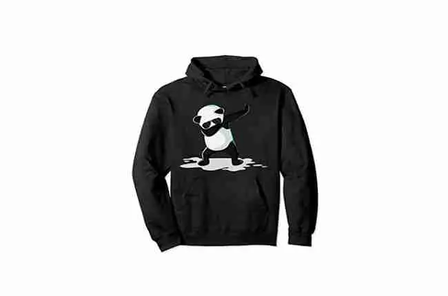 dabbing panda hoodie jacket