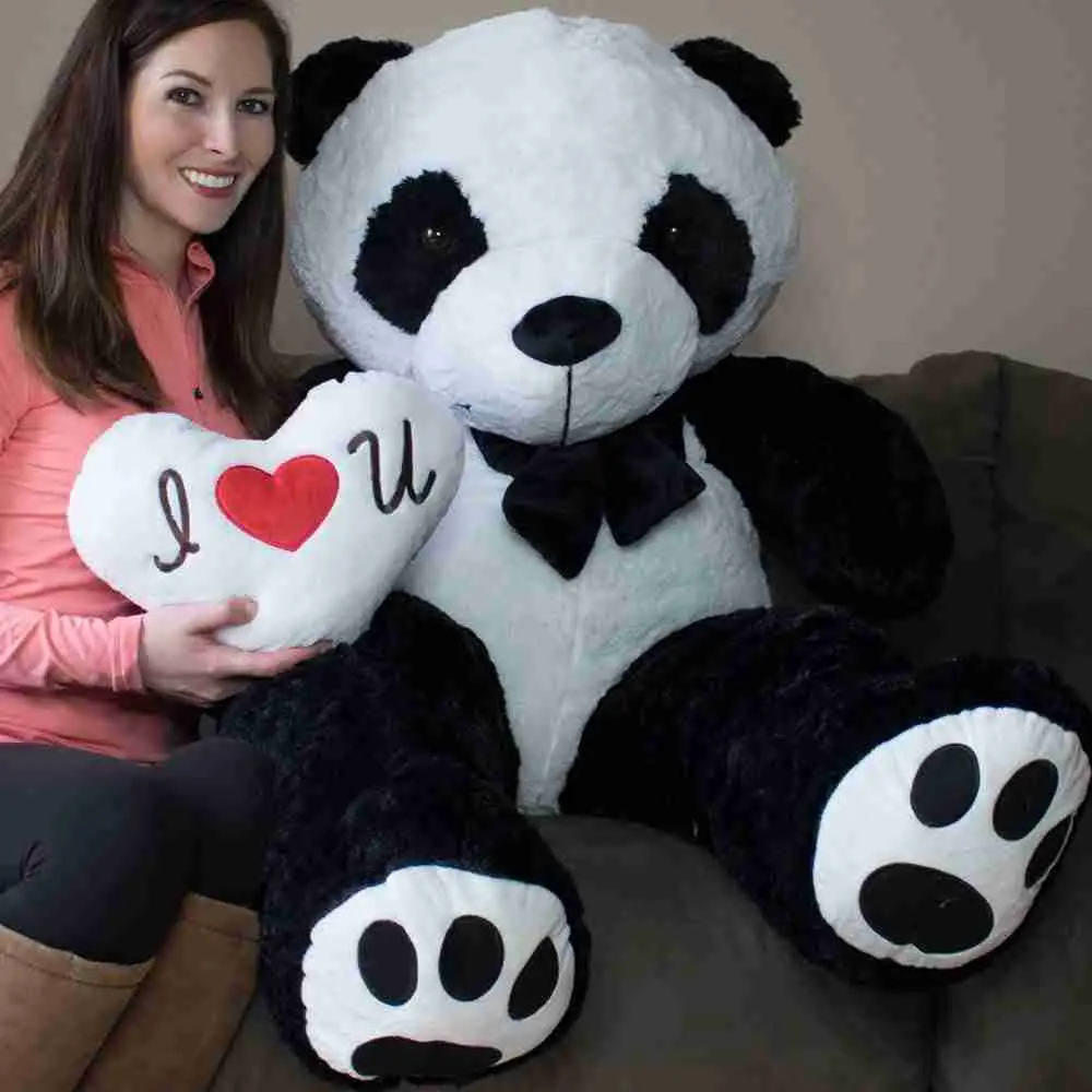 Giant Panda Stuff Toy with Pillow