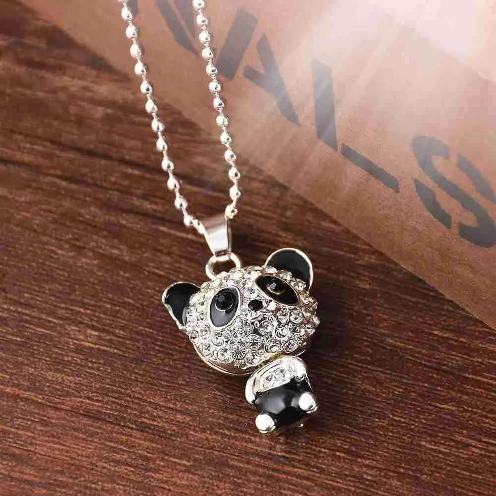 Best silver panda necklace for women