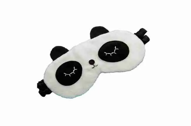 handmade sleeping panda mask