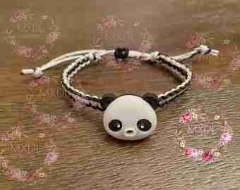 Panda Friendship Bracelet Pattern