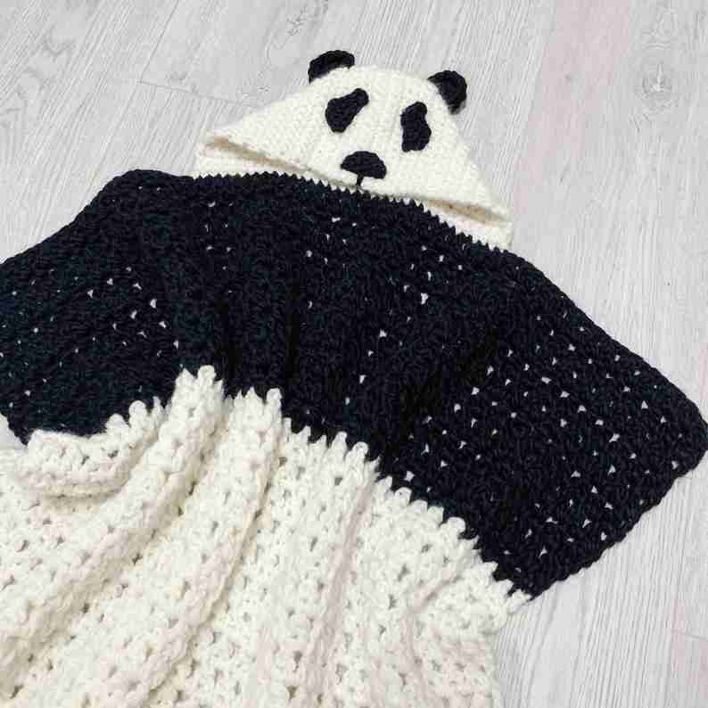 Panda Blanket Crochet Pattern