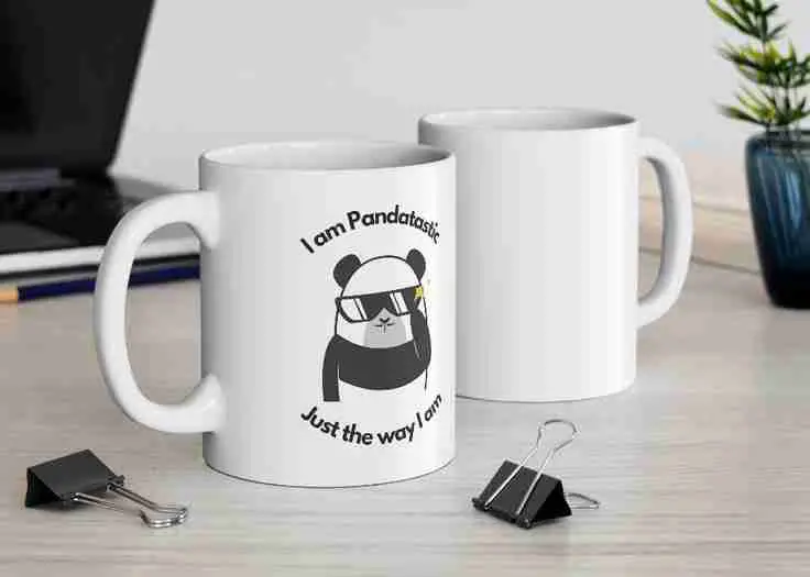 pandatastic feels panda tea mug