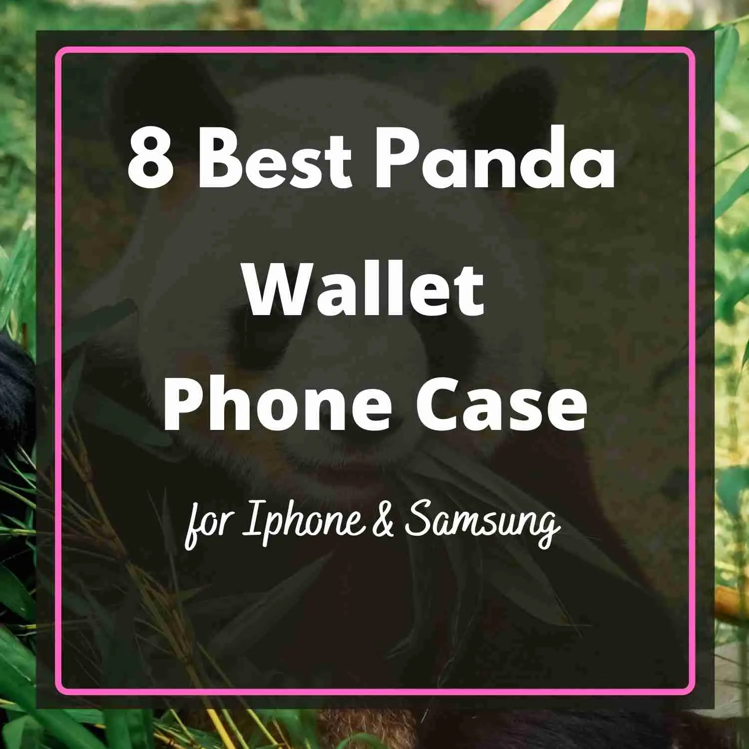 Best Panda Wallet Phone Case