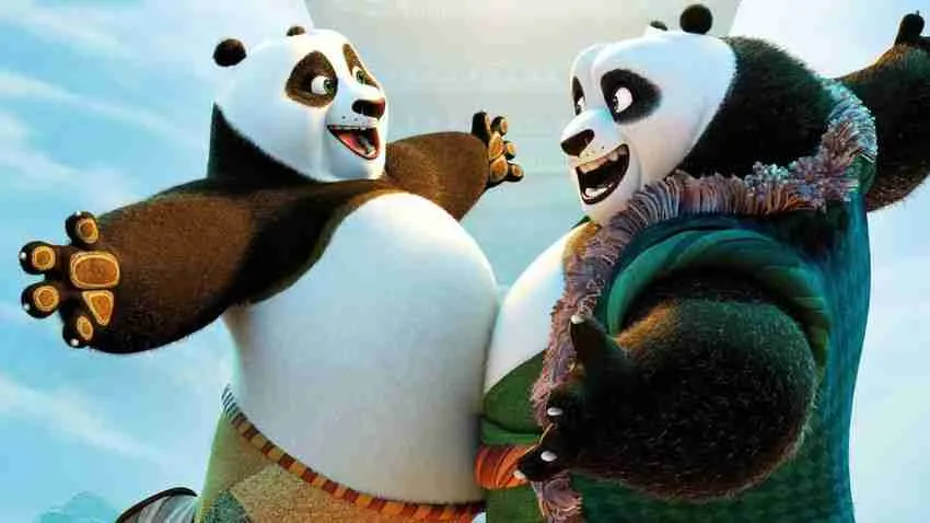 Po and His Biological Father - Kung Fu Panda 4