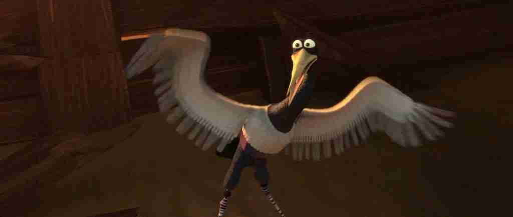 Crane in Kung Fu Panda - David Cross