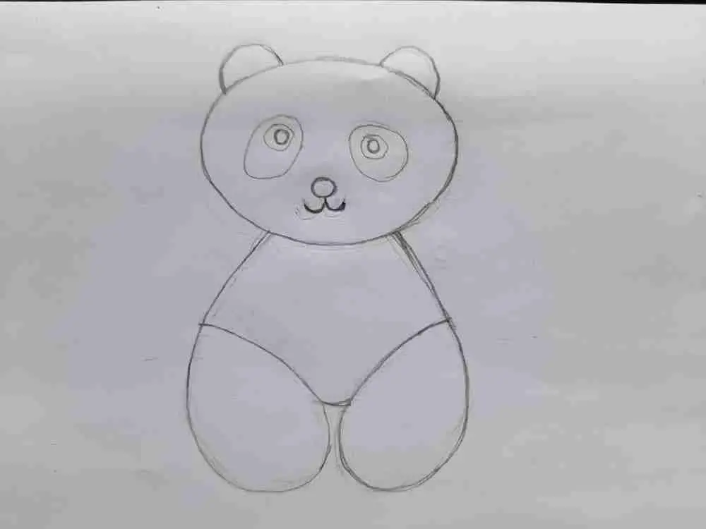 Drawing a Baby Panda - Step 5