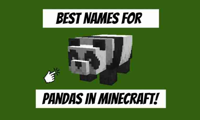 110 Best Names for Pandas in Minecraft (Cute, Funny, Etc..)